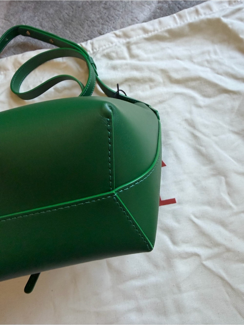 Mansur Gavriel Mini Mini Bucket Bag in Leaf - Picture 4 of 7